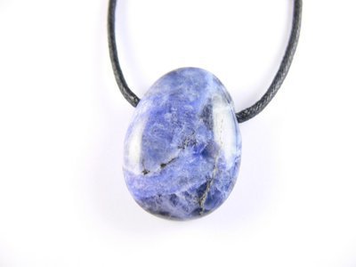 Pendentif sodalite bleue pierre naturelle