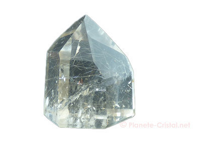 Cristal taill quartz fum rutile 1