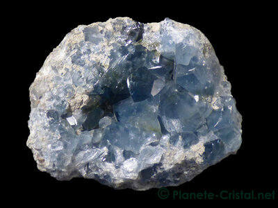 Brut spcimen clestite cristaux bleu naturels pour collectionneur