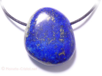Pendentif lapis-lazuli bleu en pierre naturelle