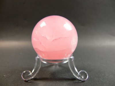 Dco boule sphre en quartz rose 40 mm