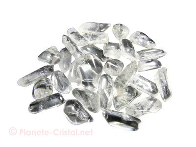Petites danburite gemme transparente en cristaux polis