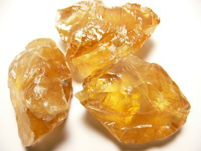 Calcite miel galet brut pierres naturelles