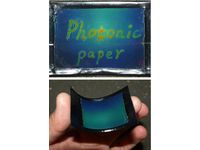 Les débuts du papier photonique
