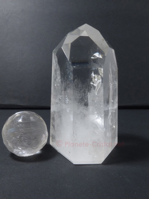 Pointe Cristal de roche cristaux - Planète Cristal