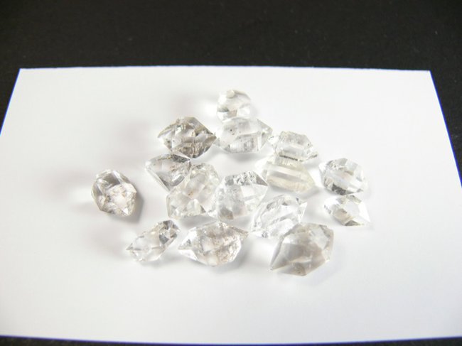 Diamant Herkimer quartz pierre