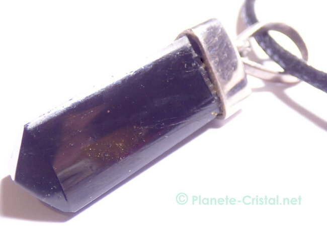 Pendentif tourmaline brune dravite