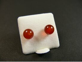 Puces d'oreilles Cornaline