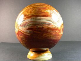 Boule en pierre Marbre Onyx C