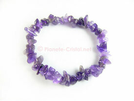 Bracelet Amethyste baroque