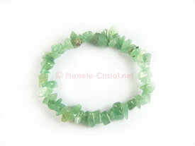 Bracelet vert fantaisie aventurine