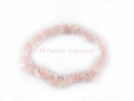 Bracelet baroque quartz rose