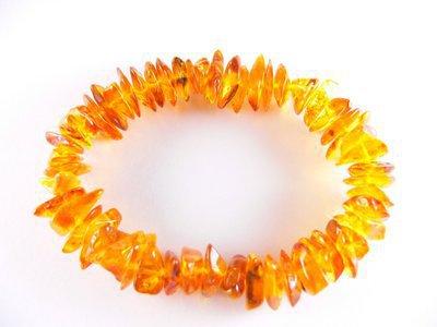 Bracelet ambre jaune solaire