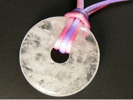 Pendentif Donut Cristal de roche