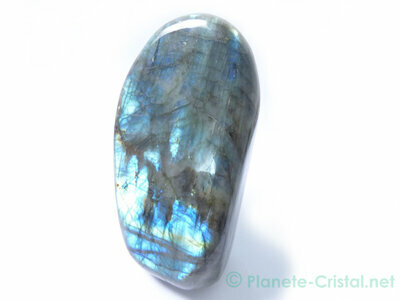 Labradorite pierre décoration bleue