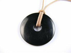 Pendentif pi noir en onyx