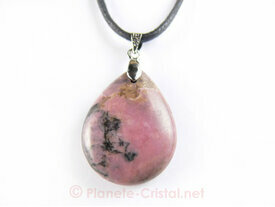Pendentif fantaisie rhodonite