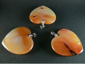 Pendentif coeur rouge