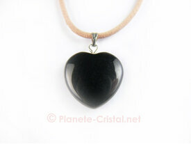 Pendentif Coeur noir