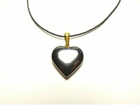 Pendentif coeur Hématite