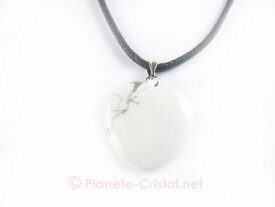Pendentif coeur blanc