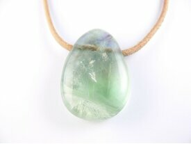 Pendentif Fluorine Verte