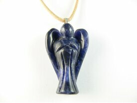 Pendentif ange sodalite bleue