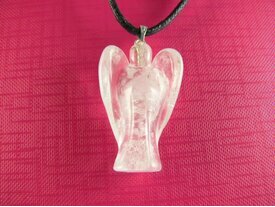 Pendentif Ange Cristal de roche 
