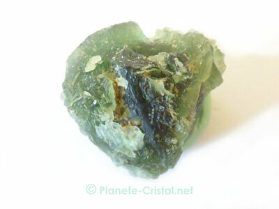 Recto-Verso pierre moldavite nodule naturel