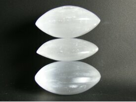 Galets decoratifs gypse-selenite