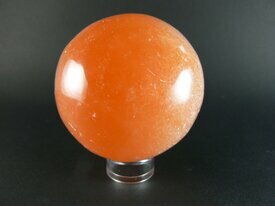 Boule Pierre orange Gypse