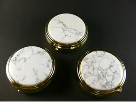Boite à pilule howlite