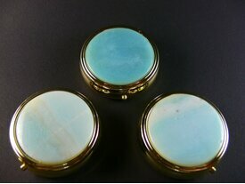 Boite a pilule en amazonite