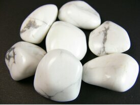 Howlite pierre blanche