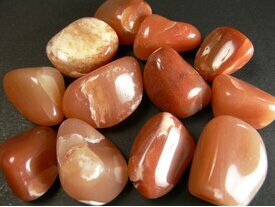 Aventurine rouge pierre polie