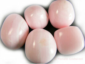 Manganocalcite pierres galets polis