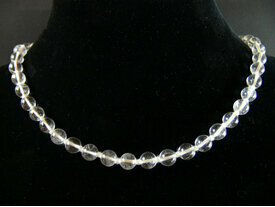 Collier Cristal de roche boule
