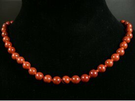 Collier Jaspe rouge en bille naturelle