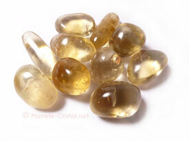 Citrine pierres roulées