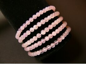 Bracelet fin quartz rose