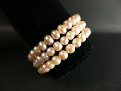 Bracelet perles naturelles pêche simple stretch