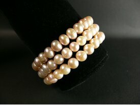 Bracelet perles naturelles pêche simple stretch