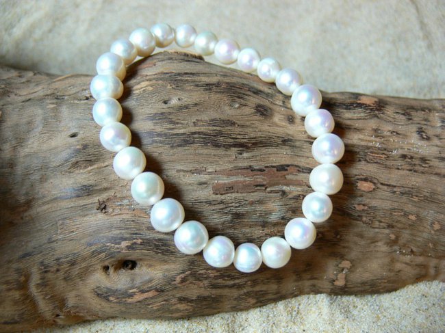 LES POULETTES BIJOUX - Bracelet Lien Numéro 10 Perle Noire Des