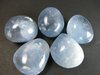 Celestine bleues extra pierres polies en beaux galets collection extrmement rare polis