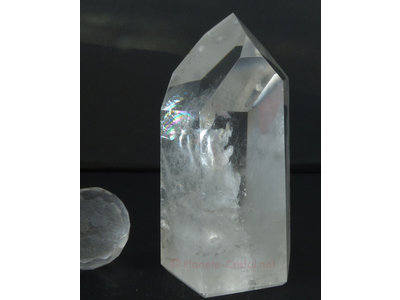Cristaux cristal de roche pointe avec embase