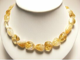 Collier Citrine pierre