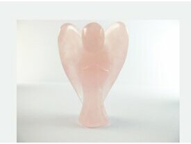 Petit ange en quartz rose