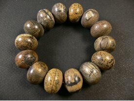 Bracelet création jaspe paysage
