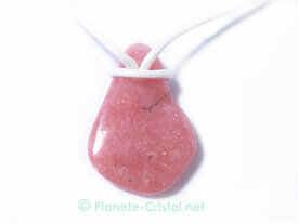 Pendentif rhodochrosite naturelle  