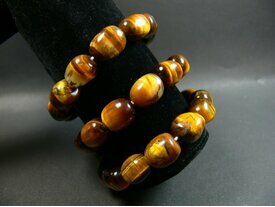 Bijoux Bracelet pierre en oeil de tigre